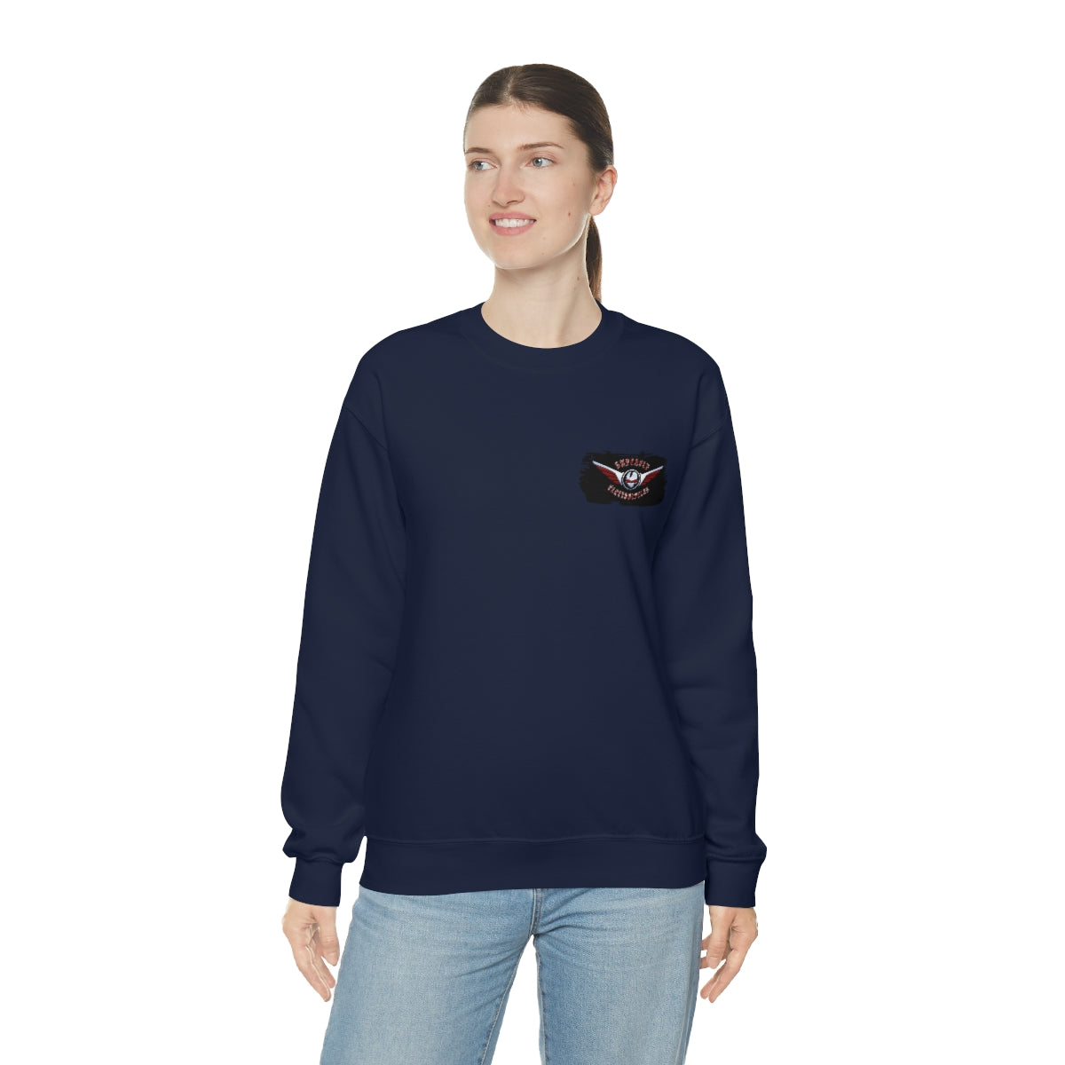 OFFICIAL Superfly ElectroCycles Shop Heavy Blend Sweatshirt (Gildan)- (F/B Print)