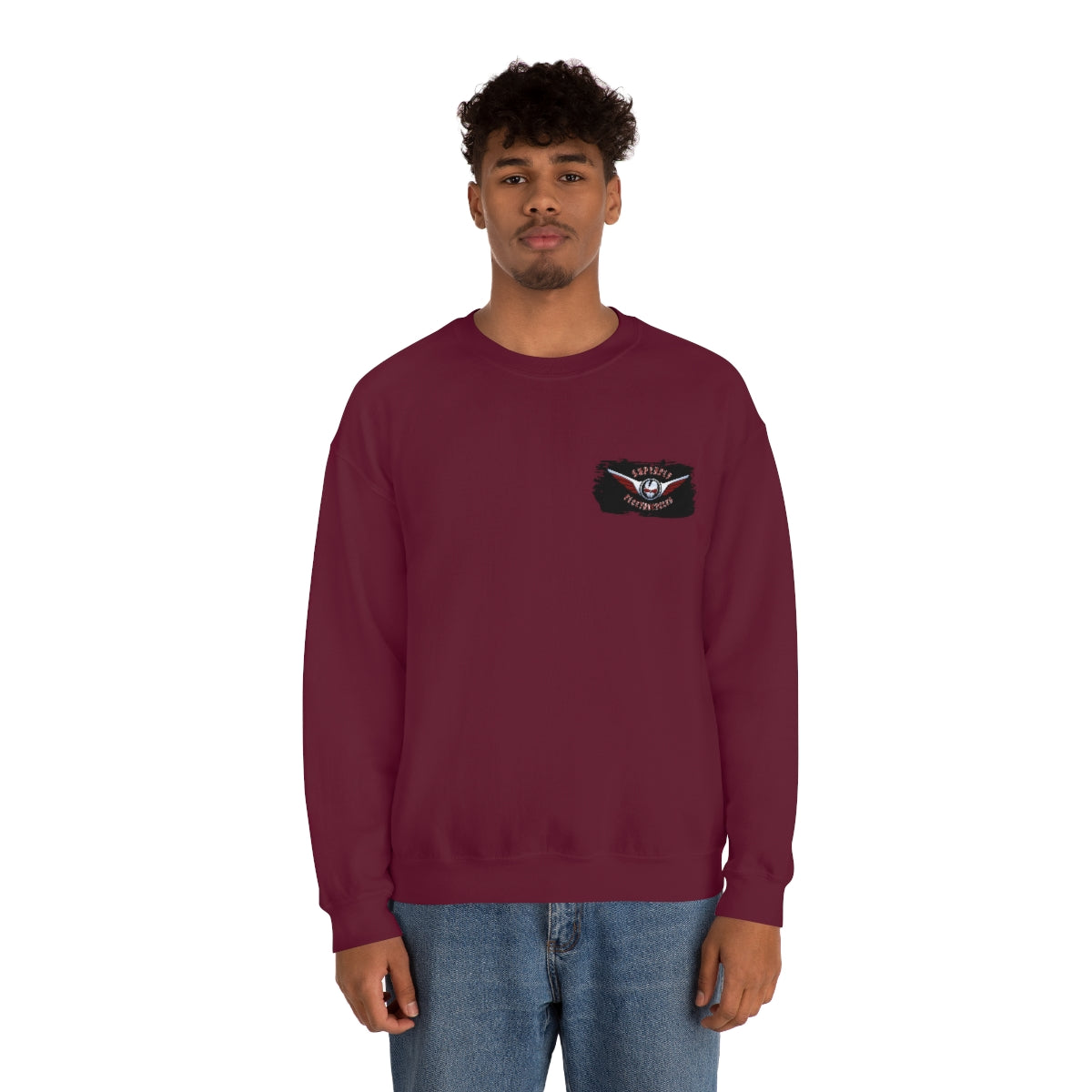 OFFICIAL Superfly ElectroCycles Shop Heavy Blend Sweatshirt (Gildan)- (F/B Print)